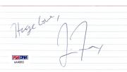 Jorja Fox Signed 3x5 Index Card PSA/DNA COA Autograph CSI ER Missing Persons