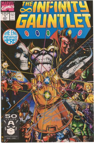 Josh Brolin Autographed Avengers Comic #1 with "Thanos" Inscription