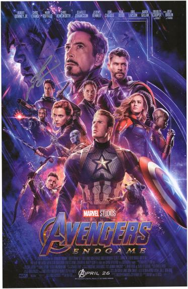 Josh Brolin Autographed Avengers End Game 11" x 17" Movie Poster