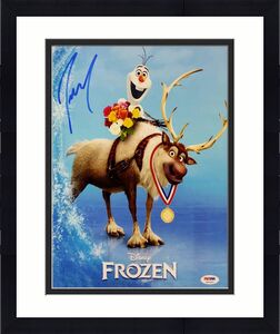 Josh Gad Olaf Signed Disney Frozen 11x14 Photo ITP PSA Pic Proof G