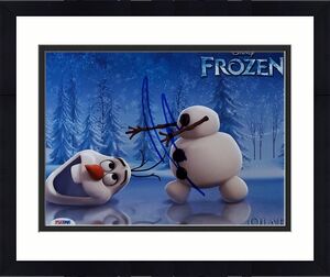 Josh Gad Olaf Signed Disney Frozen 8x10 Movie Photo PSA/DNA Y34655 Autograph