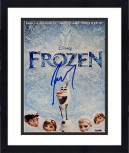 Josh Gad Olaf Signed Disney Frozen 8x10 Photo ITP PSA Pic Proof A