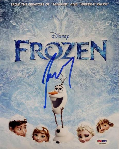 Josh Gad Olaf Signed Disney Frozen 8x10 Photo ITP PSA Pic Proof A
