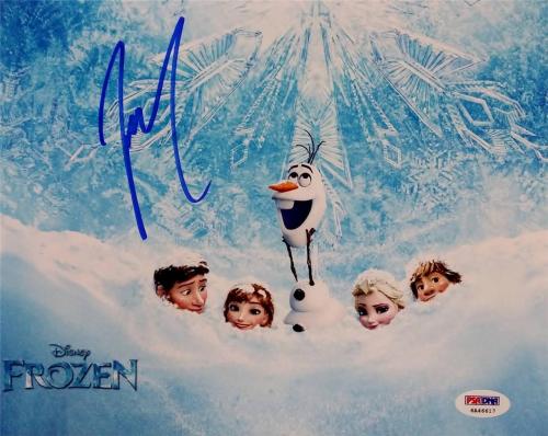Josh Gad Olaf Signed Disney Frozen 8x10 Photo ITP PSA Pic Proof D