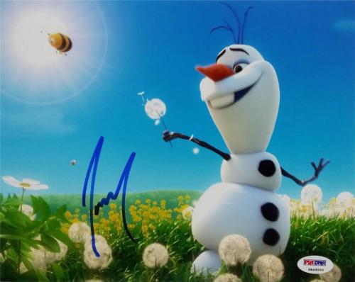 Josh Gad Olaf Signed Disney Frozen 8x10 Photo ITP PSA Pic Proof I