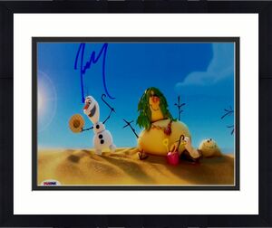 Josh Gad Olaf Signed Disney Frozen 8x10 Photo ITP PSA Pic Proof J