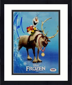 Josh Gad Olaf Signed Disney Frozen 8x10 Photo ITP PSA Pic Proof M