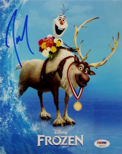 Josh Gad Olaf Signed Disney Frozen 8x10 Photo ITP PSA Pic Proof M