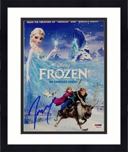 Josh Gad Olaf Signed Disney Frozen 8x10 Photo ITP PSA Pic Proof S
