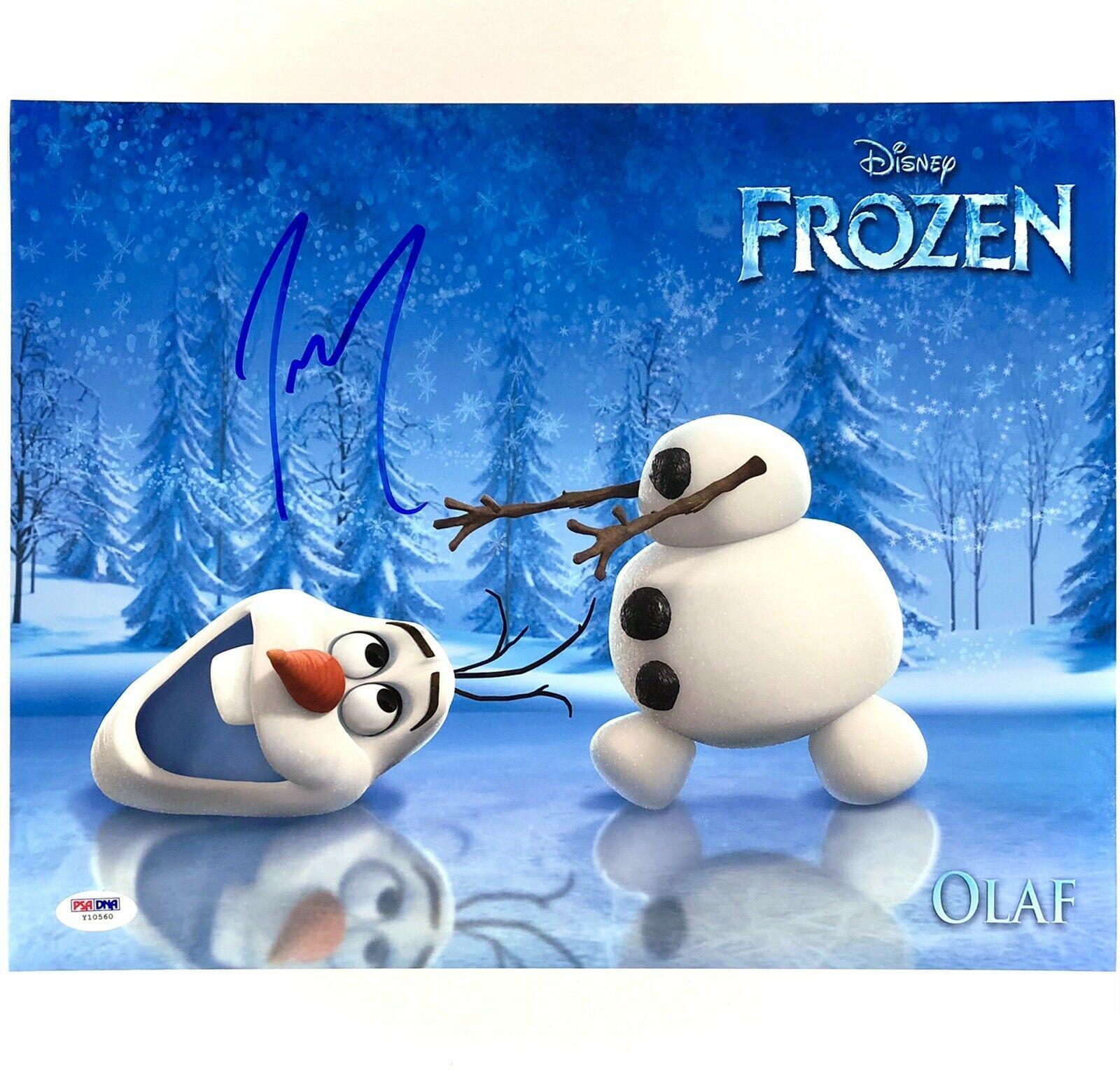 Josh Gad Olaf Signed Disney Frozen 8x10 Photo ITP PSA Pic Proof S 