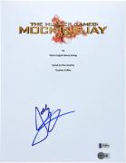 Josh Hutcherson Autographed The Hunger Games Mockingjay Part 2 Replica Movie Script Cover - BAS