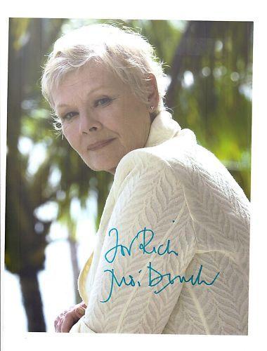 Judi Dench-signed photo-15 - JSA coa