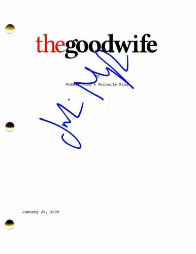 Julianna Margulies Signed Autograph - The Good Wife Script - Jeffrey Dean Morgan