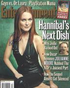 JULIANNE MOORE as CLARICE STARLING in 2001 Movie "HANNIBAL" Signed MAGAZINE SHEET