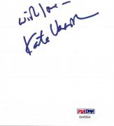 Kate Vernon Signed 4x4 Index Card PSA/DNA COA Autograph Battlestar Galactica