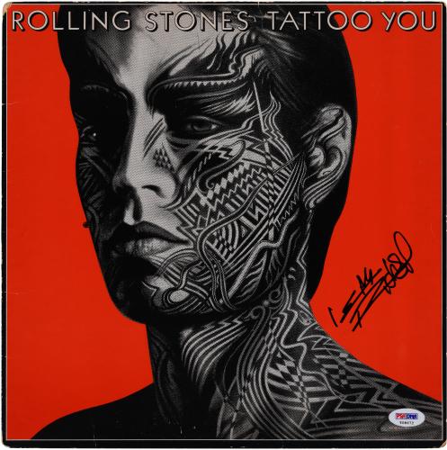 Keith Richards Rolling Stones Autographed Tattoo You Album - JSA