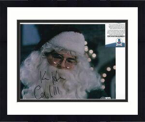 KEN HUDSON CAMPBELL signed (HOME ALONE) Santa Movie 8X10 photo BECKETT BB97830