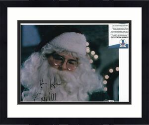KEN HUDSON CAMPBELL signed (HOME ALONE) Santa Movie 8X10 photo BECKETT BB97833
