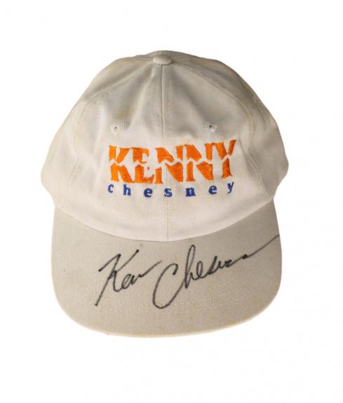 Kenny Chesney Signed Autograph Tour Hat Cap - Beautiful Full Signature! Jsa Coa