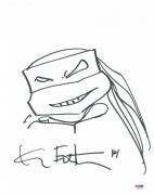 Kevin Eastman Signed 11X14 Ninja Turtles Sketch PSA/DNA #Y14999