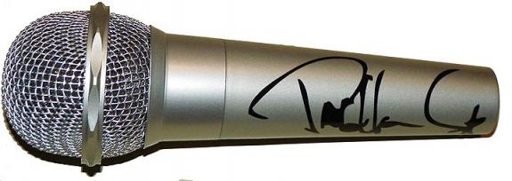 Kiss Paul Stanley Autographed Facsimile Signed Microphone