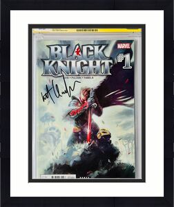 Kit Harington Autographed CGC Signature Series Graded 9.6 Marvel Black Knight #1