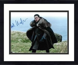 Kit Harington Signed 11x14 Photo Jon Snow Game of Thrones Beckett BAS Witnessed