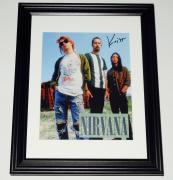 Krist Novoselic Autographed 8x10 Color Photo (framed & Matted) - Nirvana!