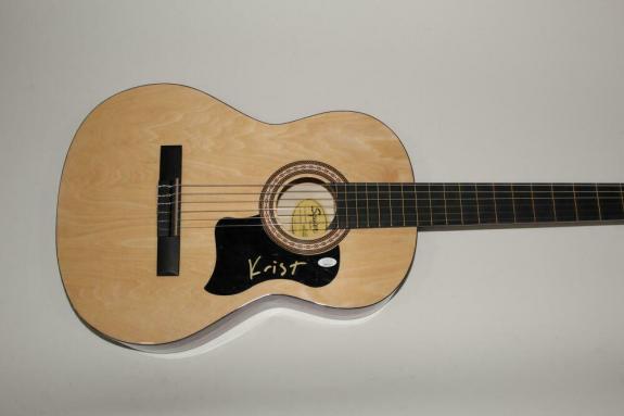 Krist Novoselic Signed Autograph Fender Brand Acoustic Guitar - Nirvana B Jsa