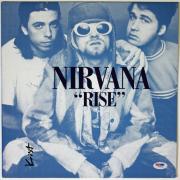 Krist Novoselic Signed Nirvana "rise" Album Psa/dna Coa W78099