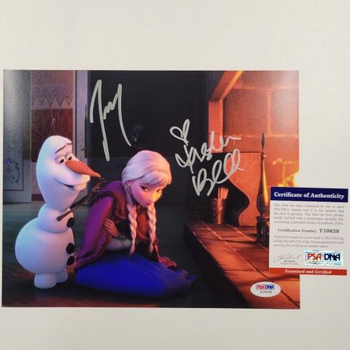 Kristen Bell & Josh Gad signed Frozen 8x10 photo 2 autograph B~ Beckett BAS Holo