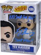 Larry Thomas Seinfeld Autographed Yev Kassem #1086  Blue Funko Pop! with "No Soup for You" and "Soup Nazi" Inscriptions - BAS