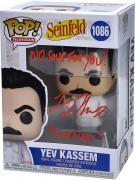 Larry Thomas Seinfeld Autographed Yev Kassem #1086 Red Funko Pop! with "No Soup for You" and "Soup Nazi" Inscriptions - BAS