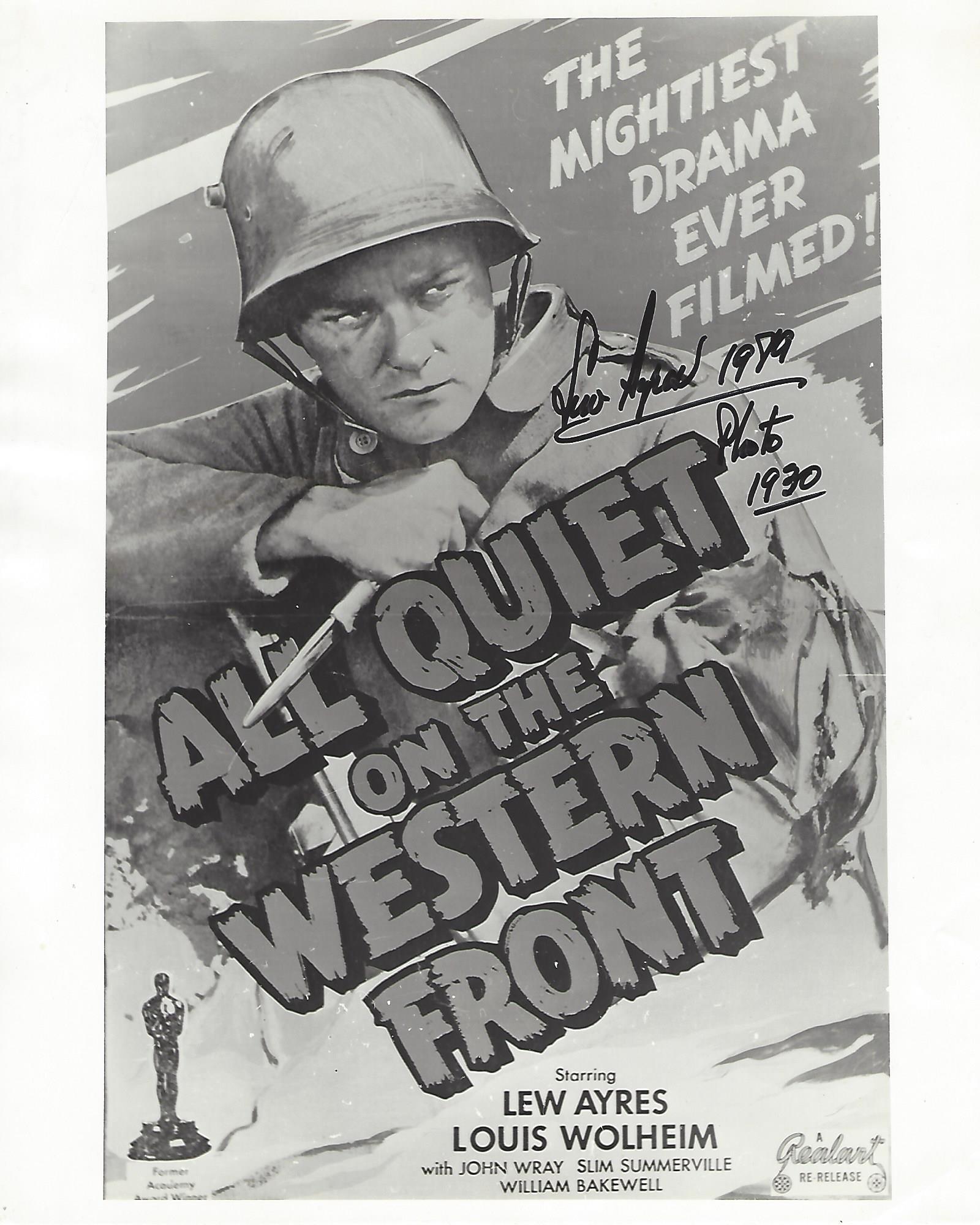 all quiet on the western front