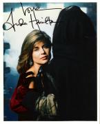 LINDA HAMILTON - Best Known for her Portrayal of SARAH CONNOR in "THE TERMINATOR" and "TERMINATOR 2" JSA COA - Signed 8x10 Color Photo