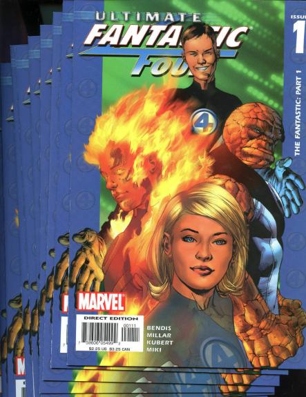 LOT 10 2004 Marvel Ultimate Fantastic Four Part 2/04 Issue #1 Marvel Comic Book