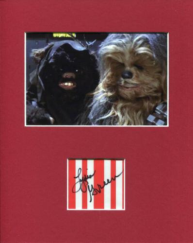 Lydia Green Star Wars Return of the Jedi Ewok Signed Autograph Photo Display