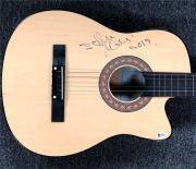 Maná MANA band SERGIO VALLIN autograph signed Acoustic Guitar ~ Beckett BAS COA