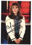 Marina Sirtis Signed Star Trek Insurrection Postcard Commander Deanna Troi
