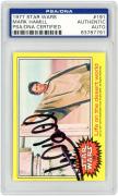 Mark Hamill Star Wars Autographed 1977 Topps #191 PSA Authenticated Card