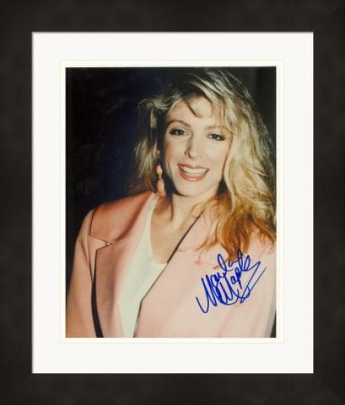 Marla Maples autographed 8x10 Photo (Actress, second wife of Donald Trump) #1Z Matted & Framed