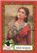 Mary Elizabeth Mastrantonio autographed Robin Hood card #5 Maid Marian