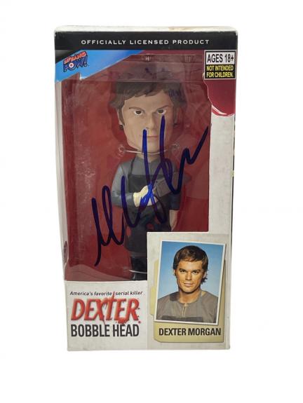 Michael C Hall Signed Dexter Bobble Head Figure Authentic Autograph Beckett Coa
