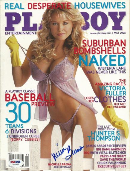 Jennifer Korbin Signed 18x24 Lingerie Poster PSA/DNA COA Autograph Playboy Model 
