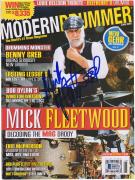 Mick Fleetwood Fleetwood Mac Autographed Modern Drummer June 2009 Magazine - BASE