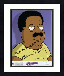 MIKE HENRY HAND SIGNED 8x10 COLOR PHOTO        THE CLEVELAND SHOW         JSA