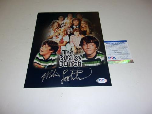 Mike Lookinland The Brady Bunch Peter Brady Actor #2 Psa/dna Signed 8x10 Photo