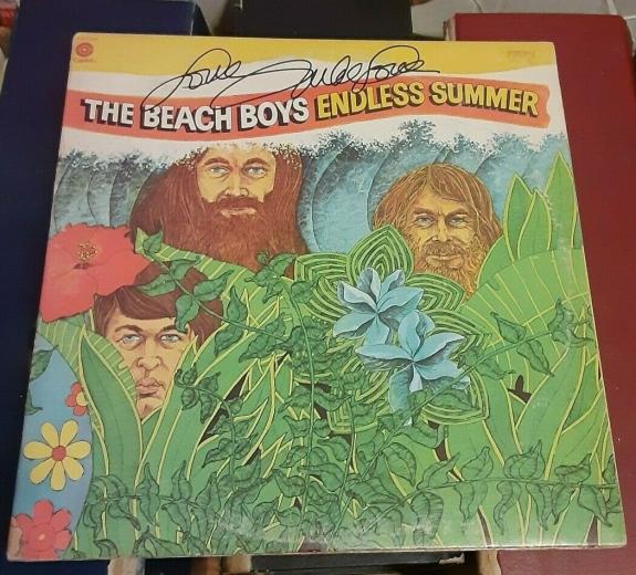 Mike Love Beach Boys Rock Band Signed 1974 Endless Summer Vinyl Album Coa Hof
