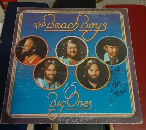 Mike Love Beach Boys Rock Band Signed 1976 15 Big Ones Vinyl Album Coa Hof