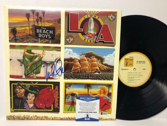 Mike Love Signed Beach Boys LA Light Album LP Record Album BAS Beckett D86209